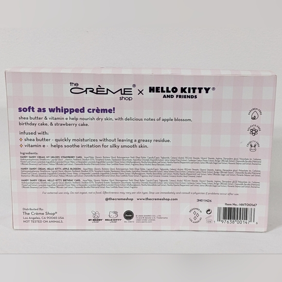 Hello Kitty & Friends The Creme Shop Limited Edition Dry Skin Repair Hand Creams - Picture 2 of 2